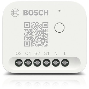 Bosch Smart Home Licht-/Rollladensteuerung II aus dem Starter-Set Beschattung, weiße Steuereinheit.