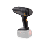Steinel Akku-Heißluftgebläse MobileHeat 1 ohne Akku, schwarz-orange. Kompatibel mit Bosch Akku-System.