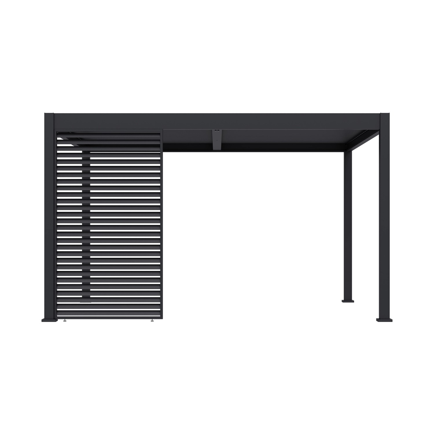 Paragon Outdoor Lamellen-Sichtschutz für Pergola Grand Tuscan 14 Grau 135x2 günstig online kaufen