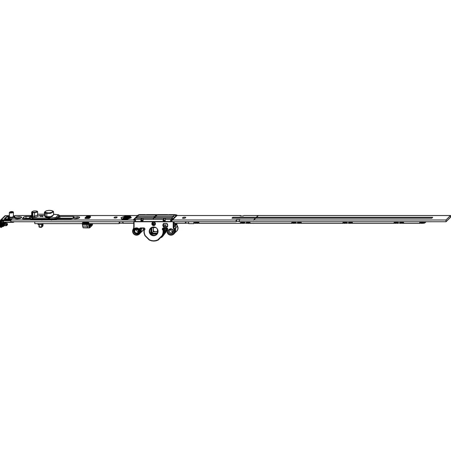 Macomm D-/Dk-Getriebe Fix Kippschwinge Dm 15mm Flügelfalzhöhe 360-430mm