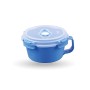 Blaue Bestlivings Frischhaltebox mit Deckel, 0,85 Liter, ideal als Frühstücksschale.