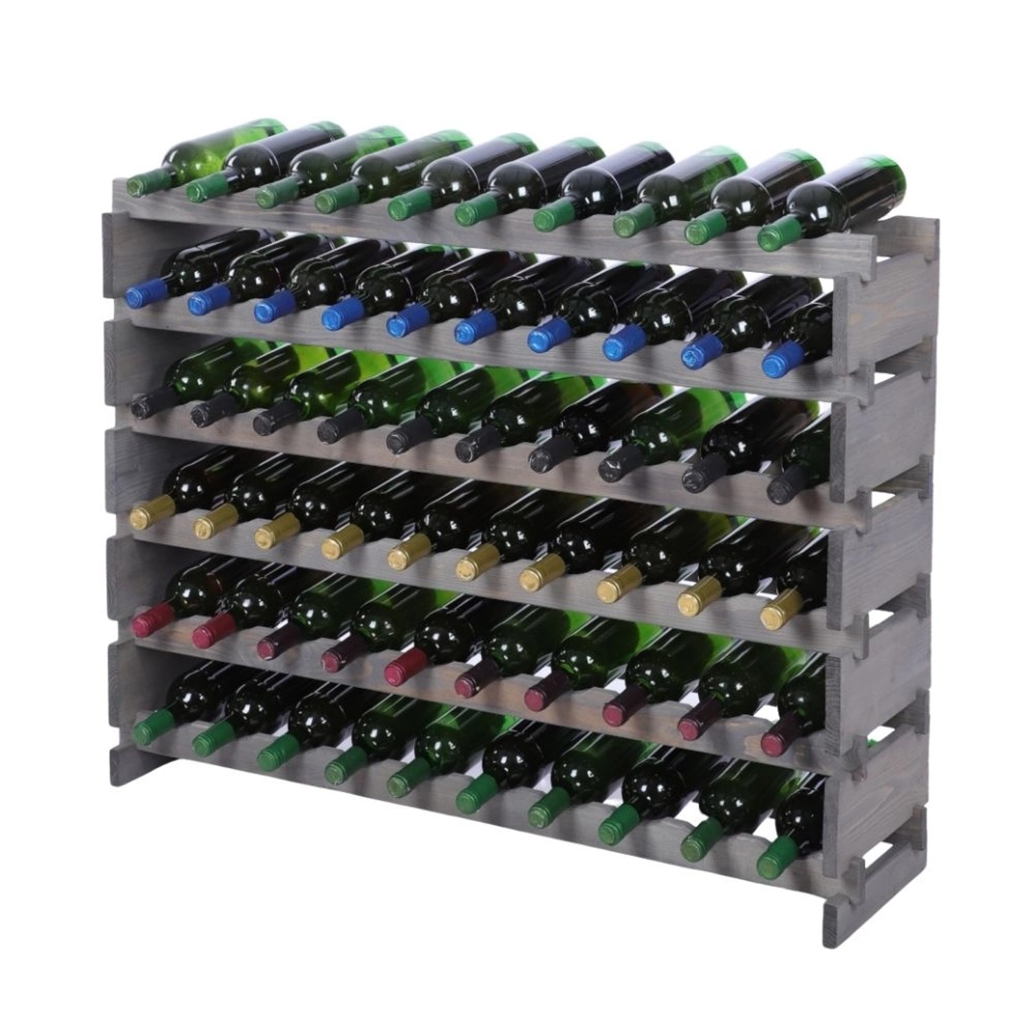 PROREGAL Weinregal VINOTECA FLEX PRO HxBxT 79x103x28cm 60 Flaschen Auf 6 Eb günstig online kaufen
