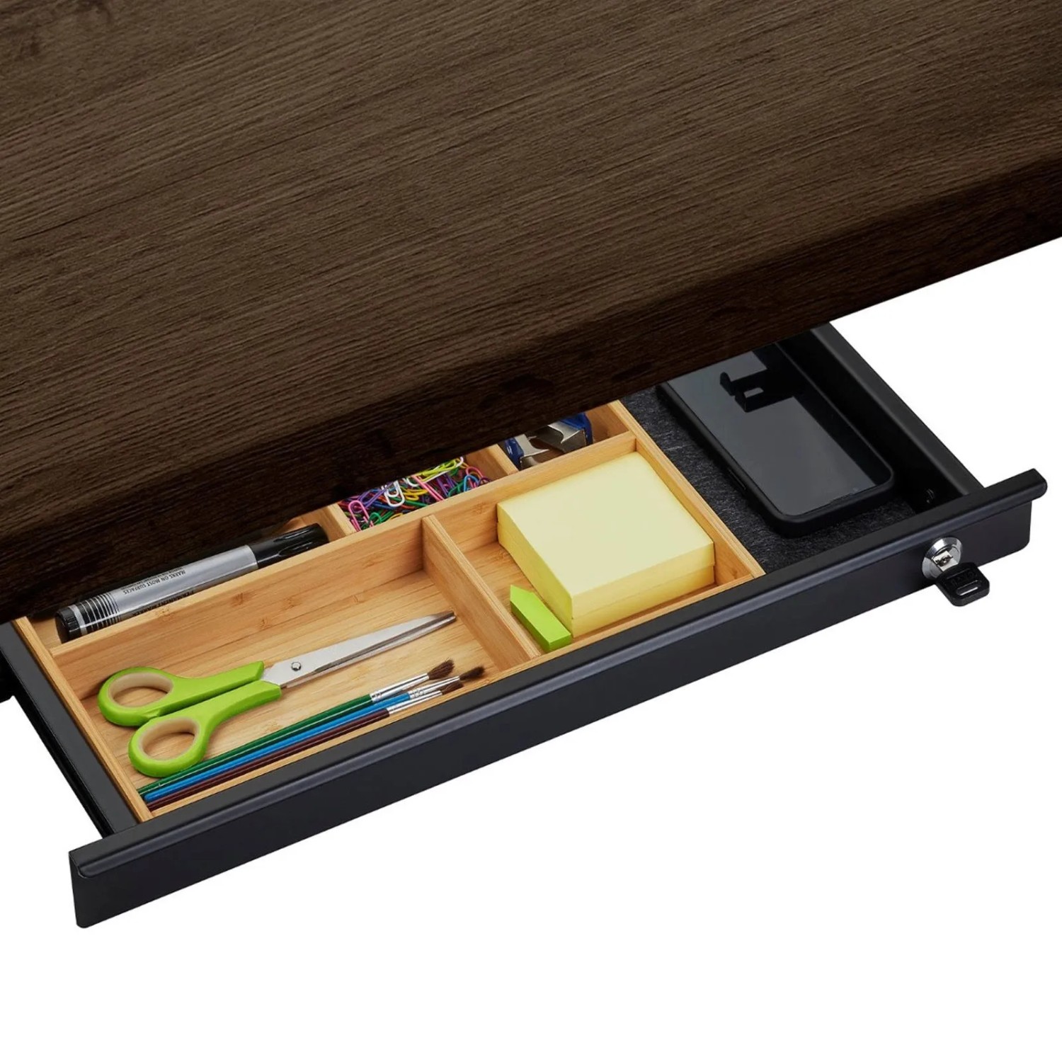 SOTECH CAVO Bambus Schubladeneinsatz 245 x 320 x 35 mm mit 6 Fächer_3