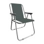 Mojawo Campingstuhl, dunkelgrauer Klappstuhl mit Metallgestell für Camping & Outdoor.