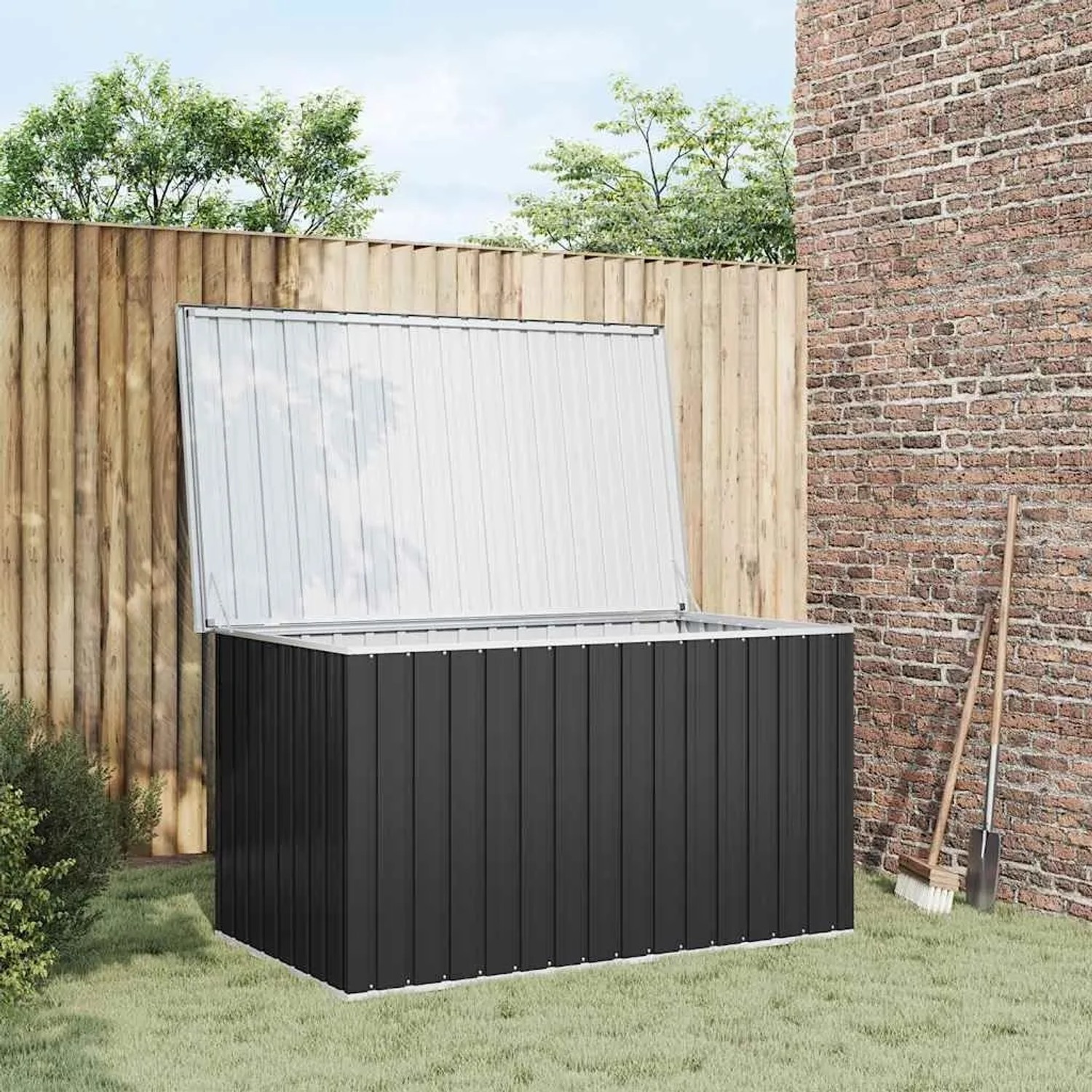 Furnicato Gartenbox Anthrazit 171x99x93 Cm