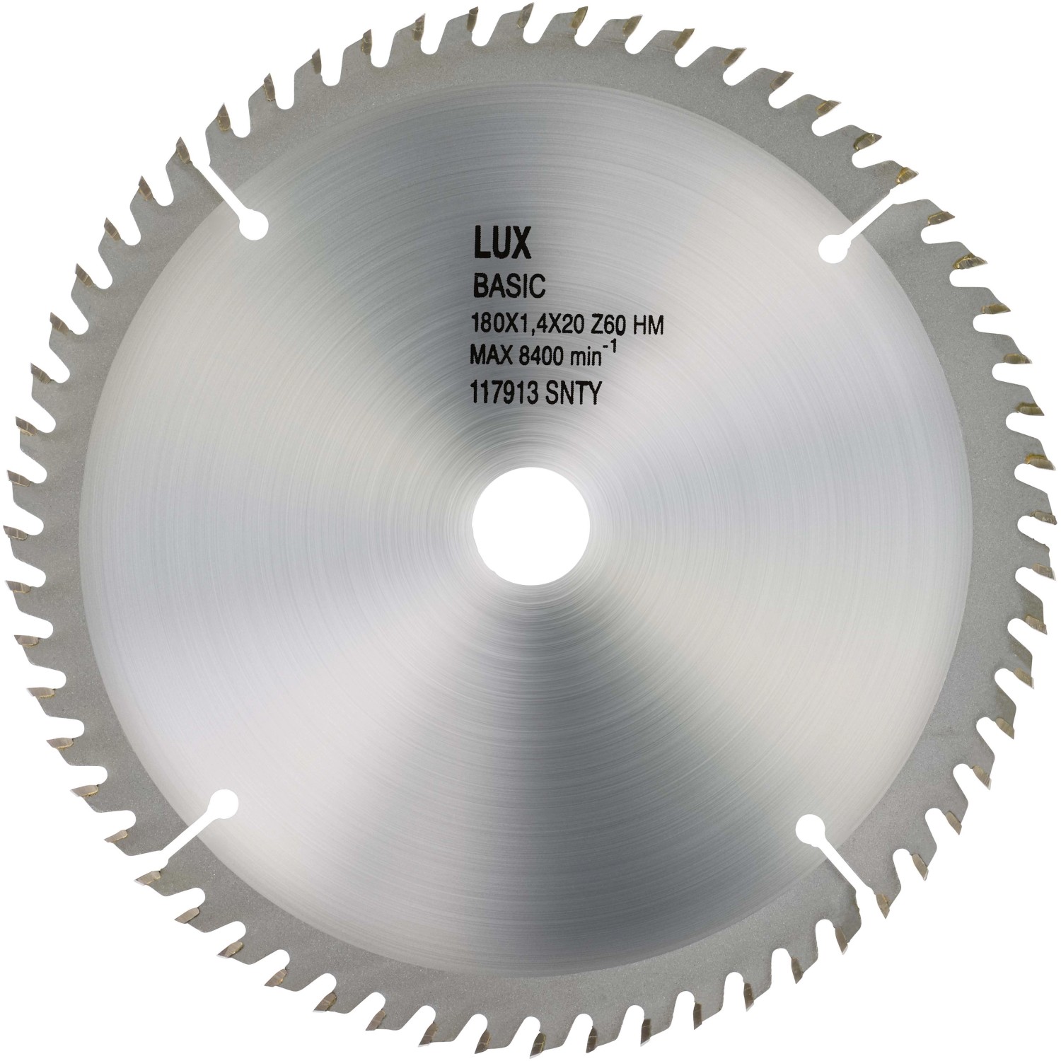 LUX HM-Kreissägeblatt Holz Ø 180 mm 60 Zähne