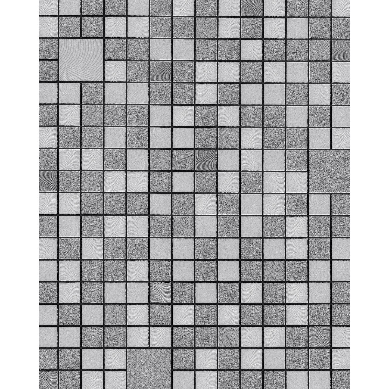 EDEM 1033-16 Küchen Bad Tapete Geometrisch Metallic Effekt Silber Platin 0, günstig online kaufen