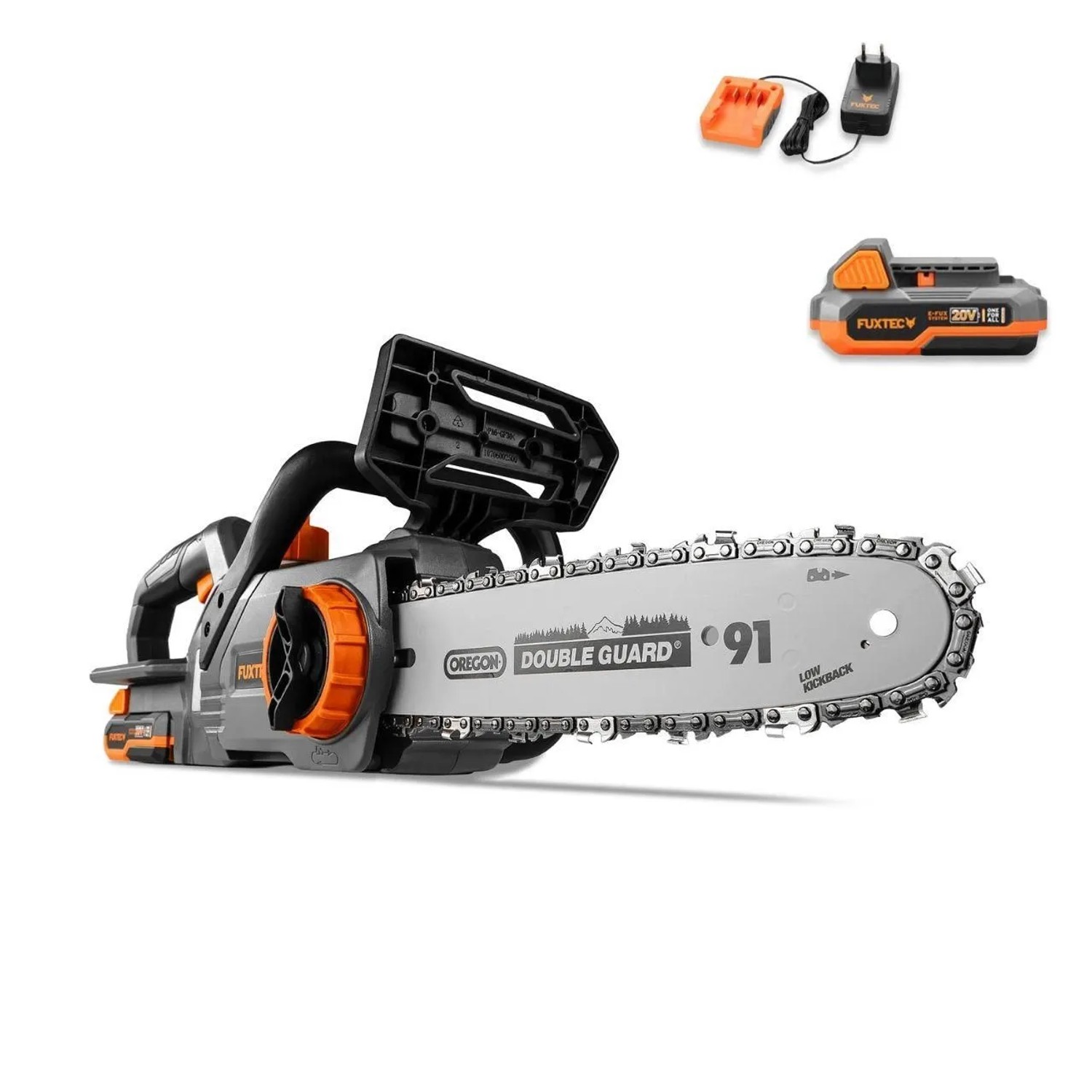FUXTEC 20V Akku Kettensäge FX-E1KS20 SET
