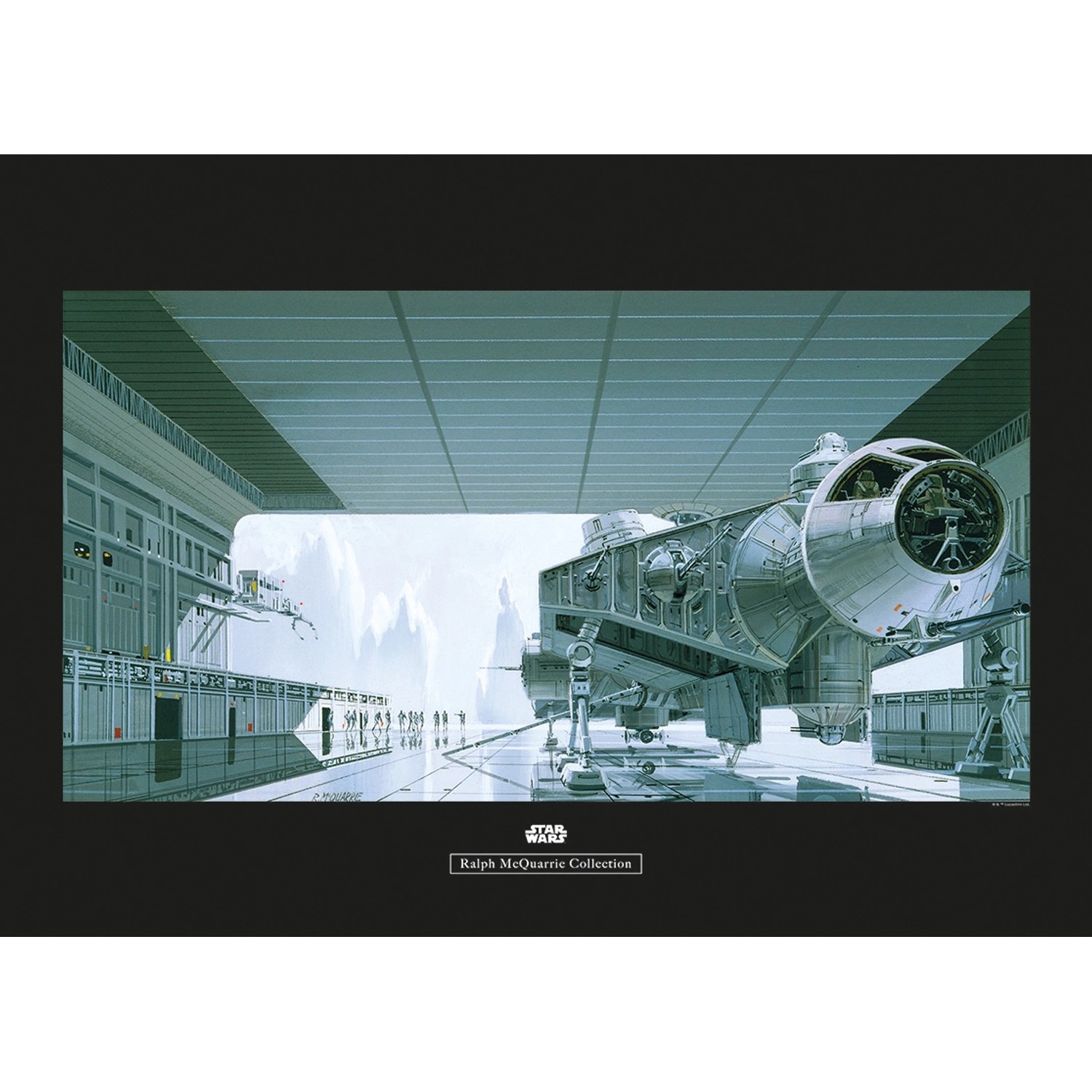 Komar Poster "Star Wars Classic RMQ Hangar Shuttle", Star Wars, (1 St.), Ki günstig online kaufen