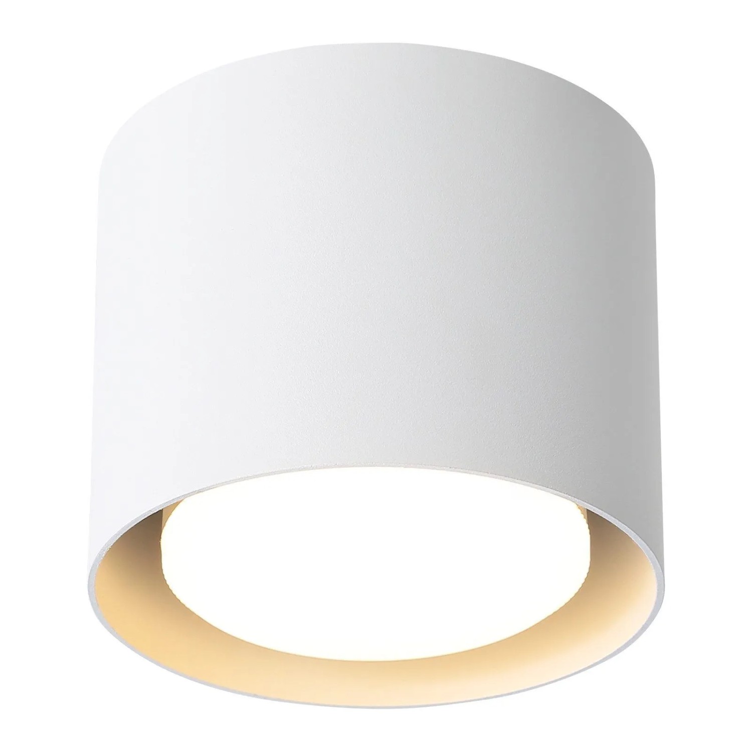 NETTLIFE LED-Deckenleuchte Spot Weiß Runde Aufbauleuchte aus Aluminium 230 V GX53 5 W 3000 K für Schlafzimmer und Flur