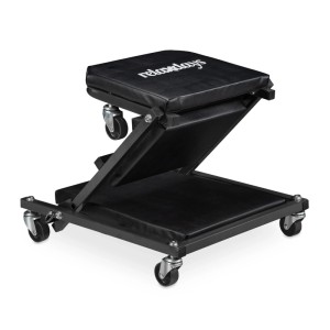 Relaxdays Montagerollbrett Stahl Schwarz 2 in 1 Drehbar Belastbar 91 cm x 41 cm x 12 cm 5,4 kg