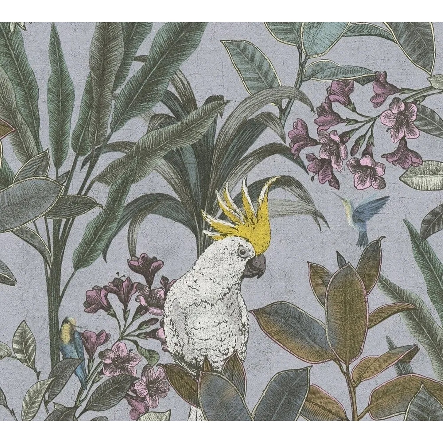 Tadessi Tapete Floral M1-No.11313 Vliestapete in Grau