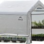 ShelterLogic Foliengewächshaus 3,24 m²: Gewächshaus mit Stahlrahmen und Folie für Pflanzenzucht.