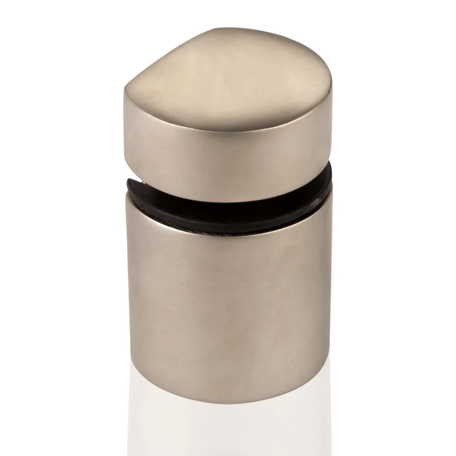 SOTECH Glasbodenträger SHELFI 25 x 30 mm Edelstahloptik Matt