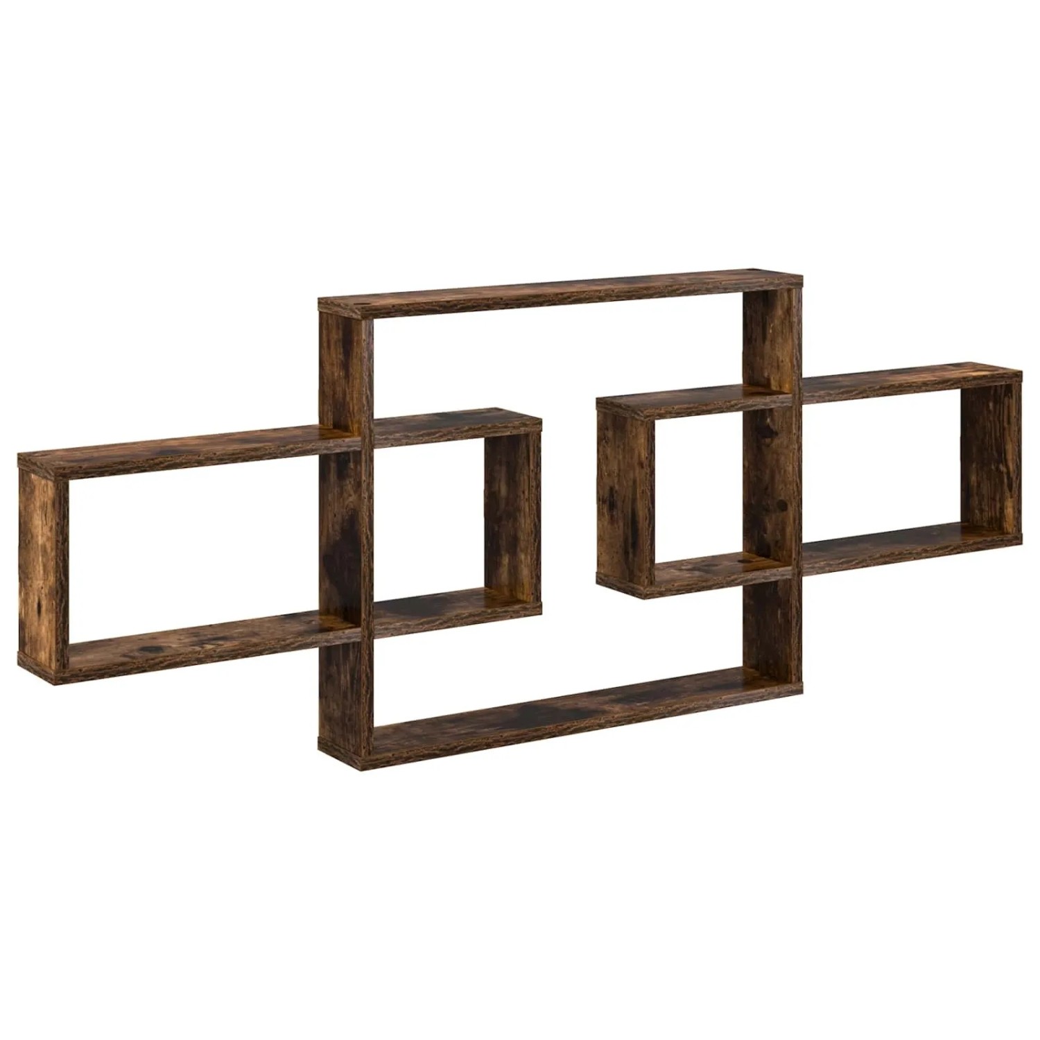 vidaXL Wandregal Raucheiche 130 x 10 x 50 cm Holzwerkstoff 8012456