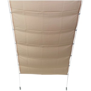 Peddy Shield Pergola Bausatz mit elfenbeinfarbenem Sonnensegel, 330x200 cm.