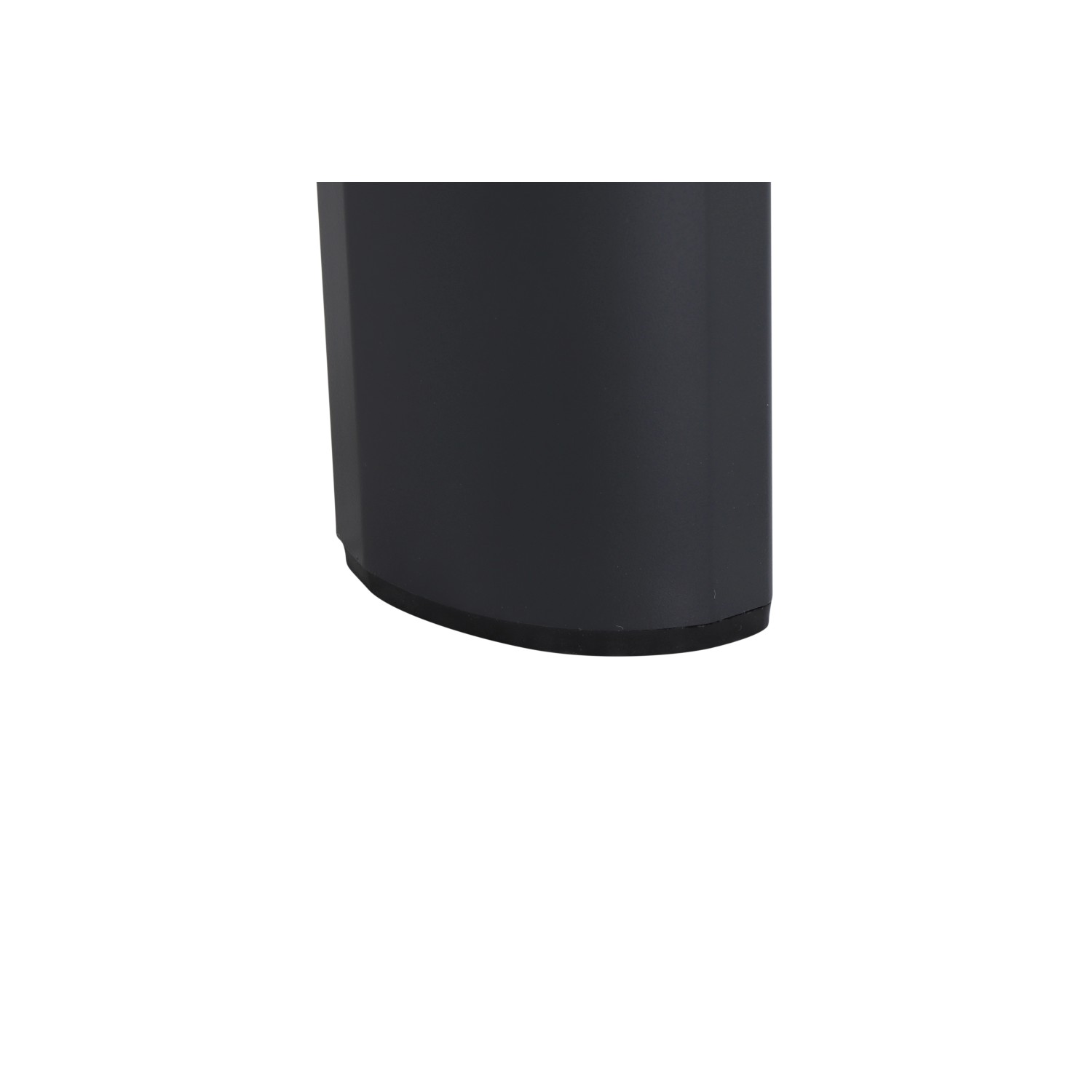 Detailaufnahme vom Bein des rechteckigen Siena Garden Gartentisch Silva in Wood Grey.