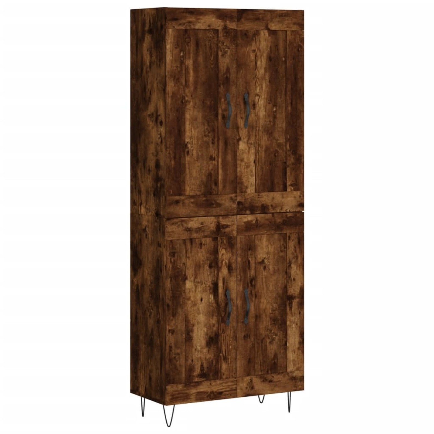 vidaXL Highboard Räuchereiche 69,5x34x180 cm Holzwerkstoff 3199718 günstig online kaufen