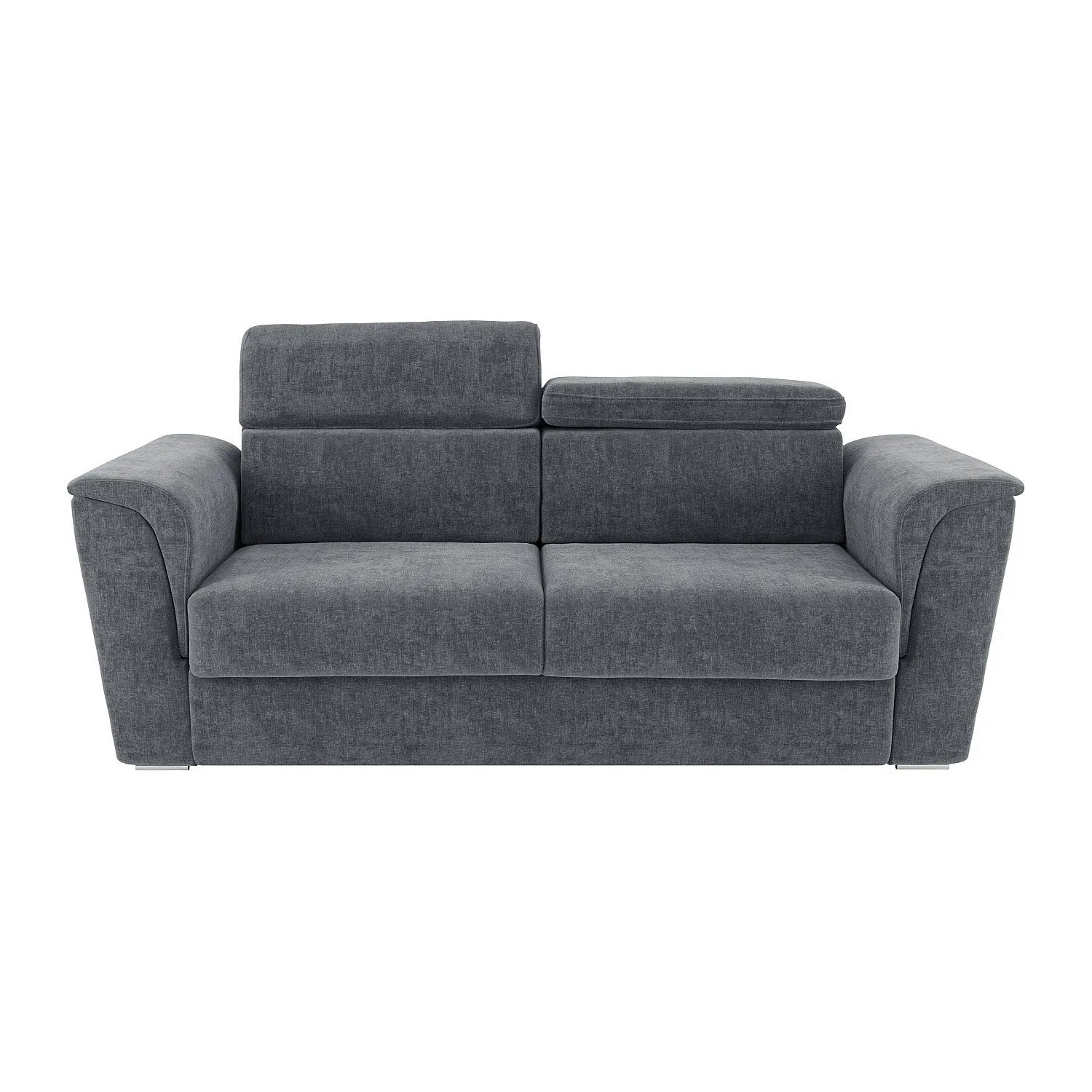 Vente-unique Schlafsofa Rizora Anthrazitgrau 210 cm