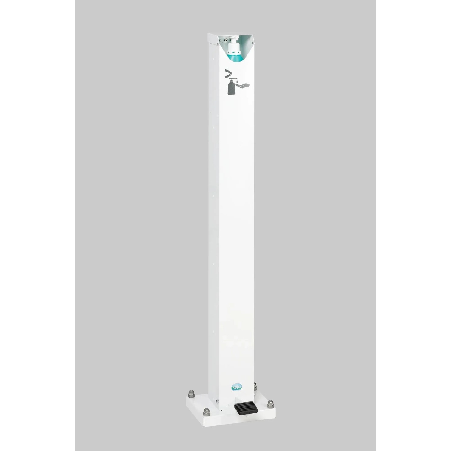 PROREGAL Robuster Handdesinfektionsspender Mit Pedal Bodenmontage HxBxT 120 günstig online kaufen