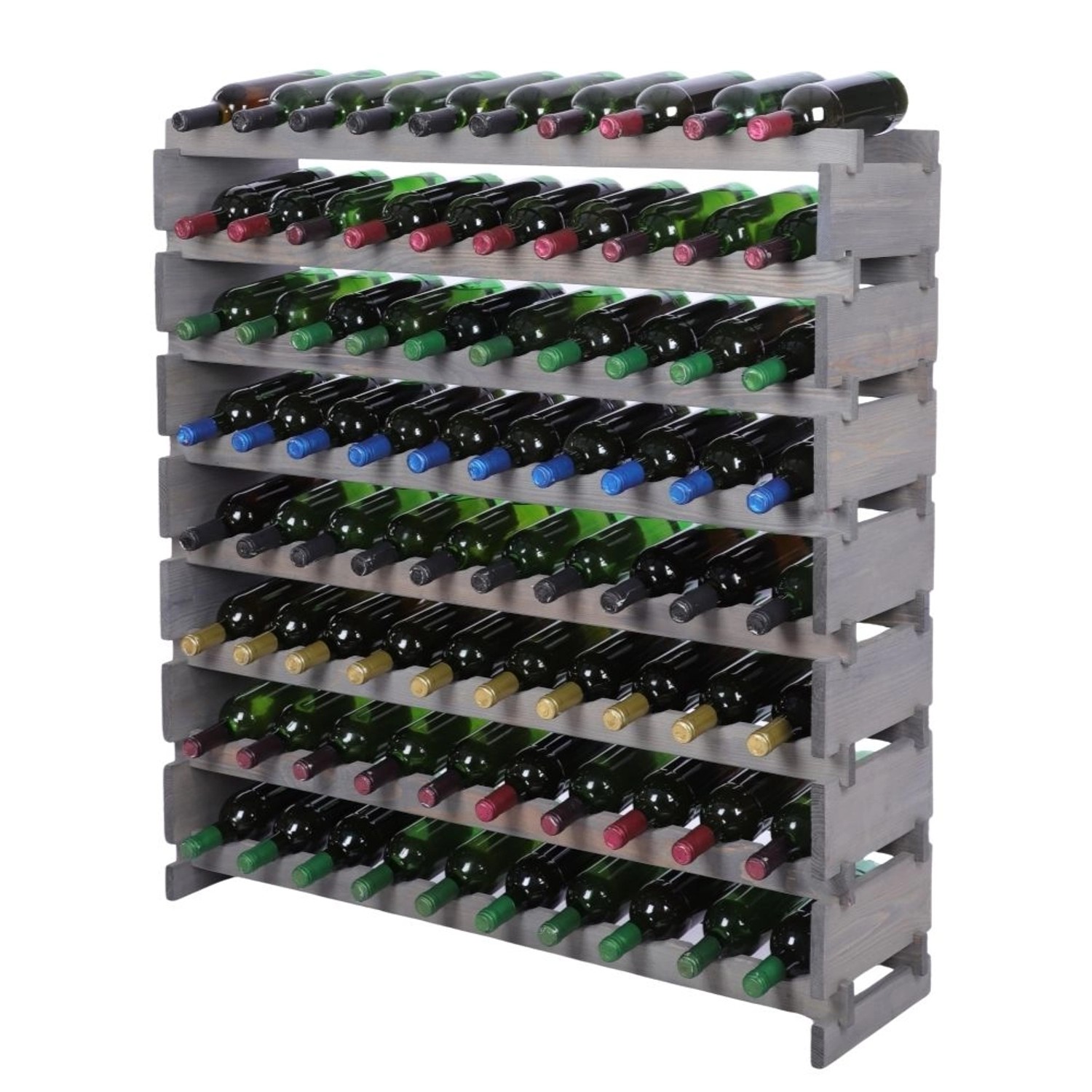 PROREGAL Weinregal VINOTECA FLEX PRO HxBxT 107x103x28cm 80 Flaschen Auf 8 E günstig online kaufen