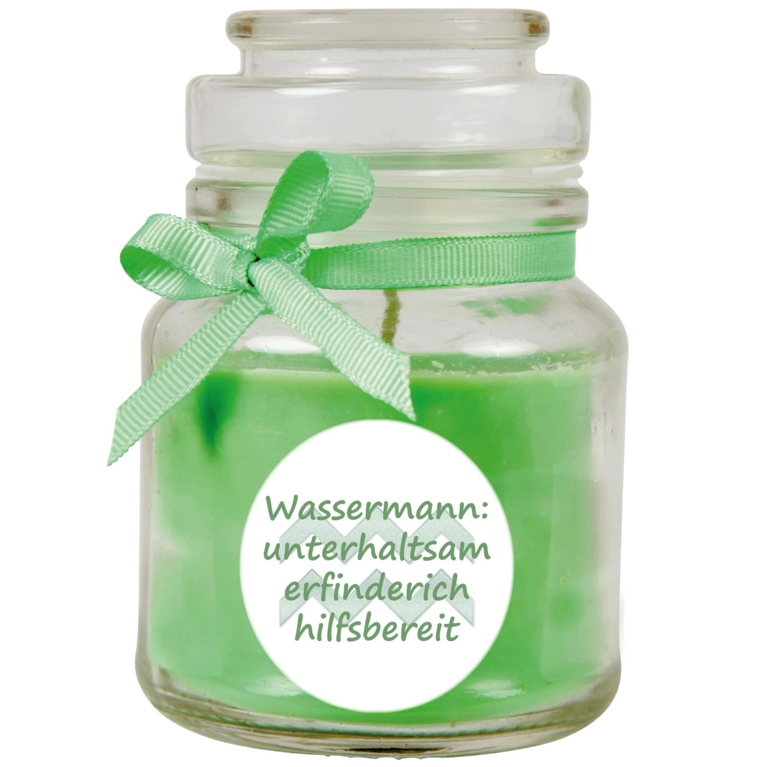 HS Candle Duftkerze & Glas Sternzeichen Coconut Limes 30 Stunden Wassermann günstig online kaufen