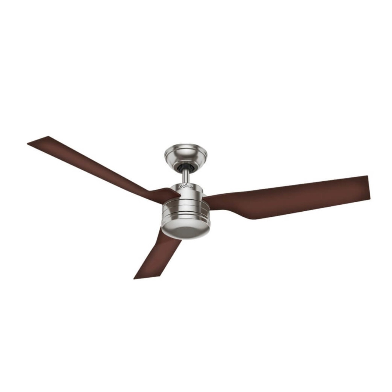 HUNTER FANS Deckenventilator Flight 132 cm Nickel Gebürstet mit Wandschalte günstig online kaufen