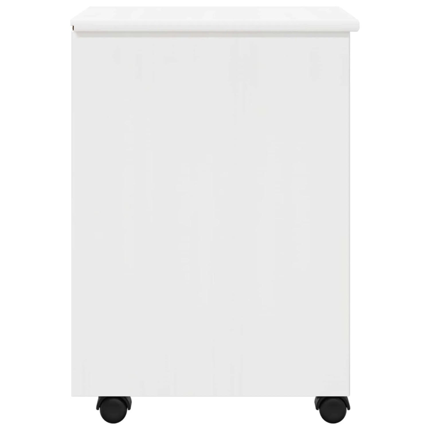 vidaXL Rollschrank Mit Rad Weiß 34 x 39 x 56 cm Massives Kiefernholz 42028341_6