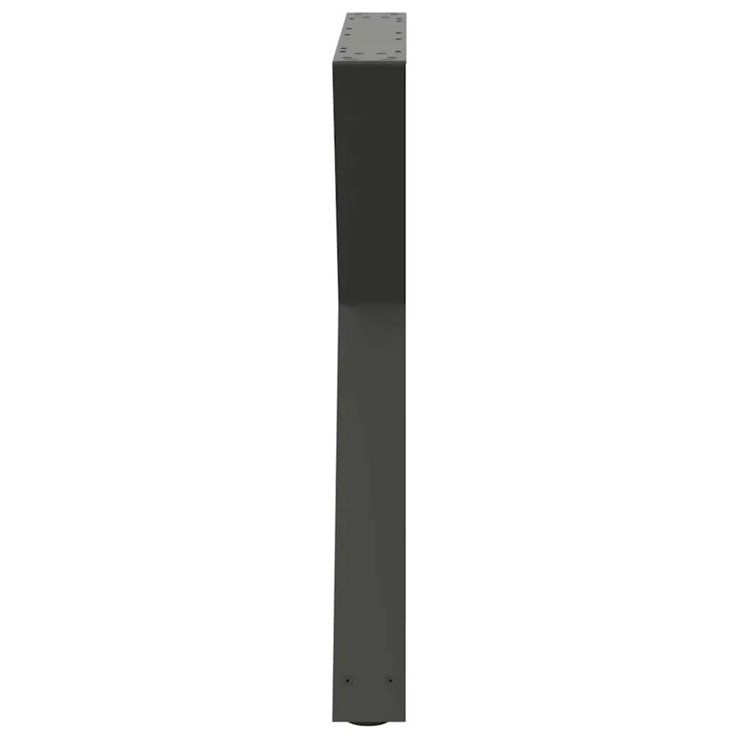 vidaXL Esstisch Beine 2 Stk Anthrazit 70x72-73,3 cm Stahl 4012726_5