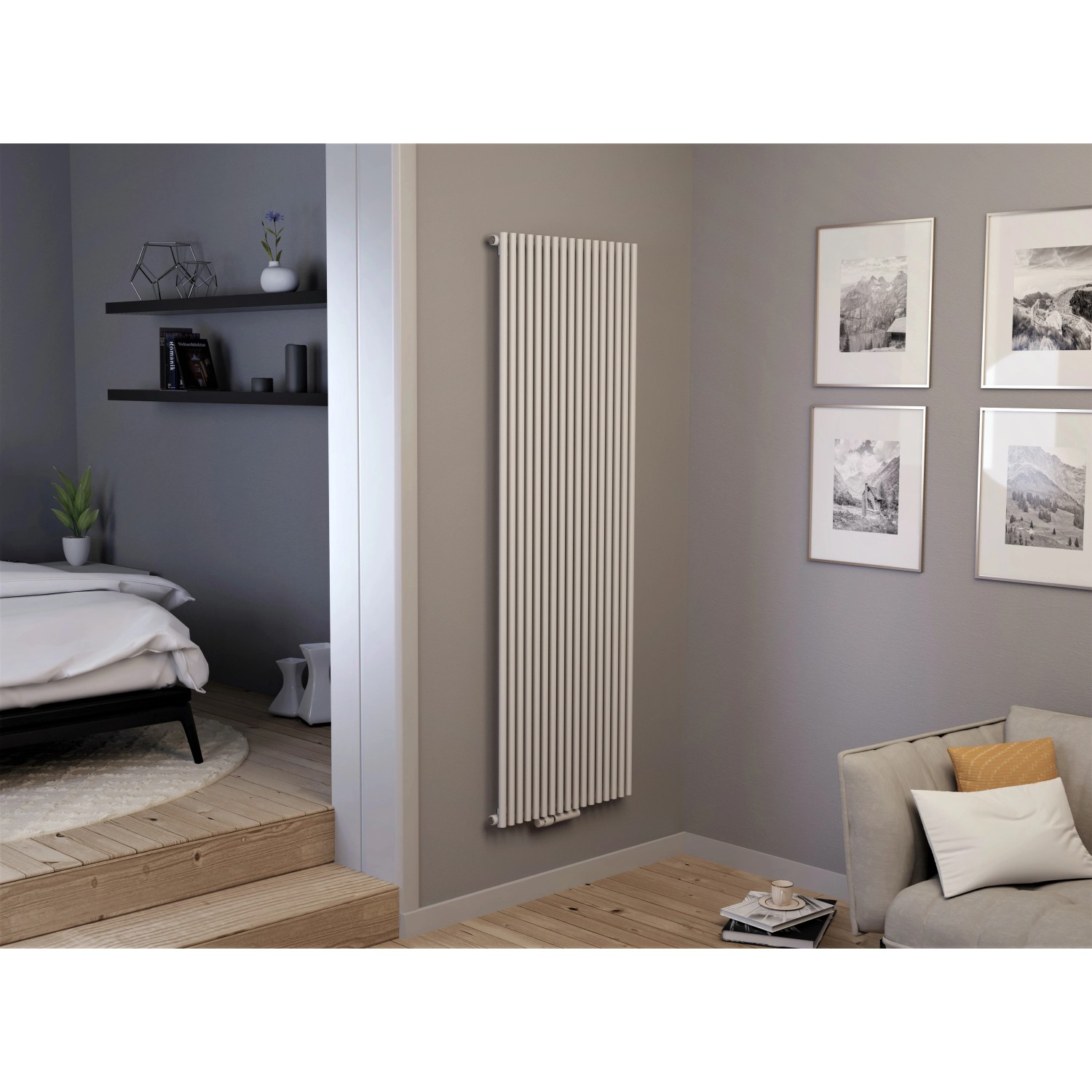 Ximax Raumheizkörper Gamba Slim 1800 mm x 505 mm Mittenanschluss Weiß 1012 günstig online kaufen