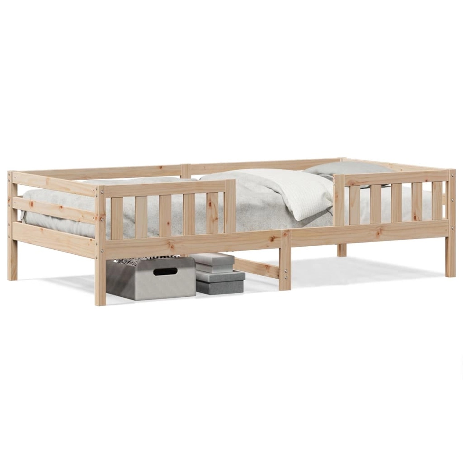 vidaXL Massivholzbett ohne Matratze 90x200 Kiefernholz 846973 günstig online kaufen