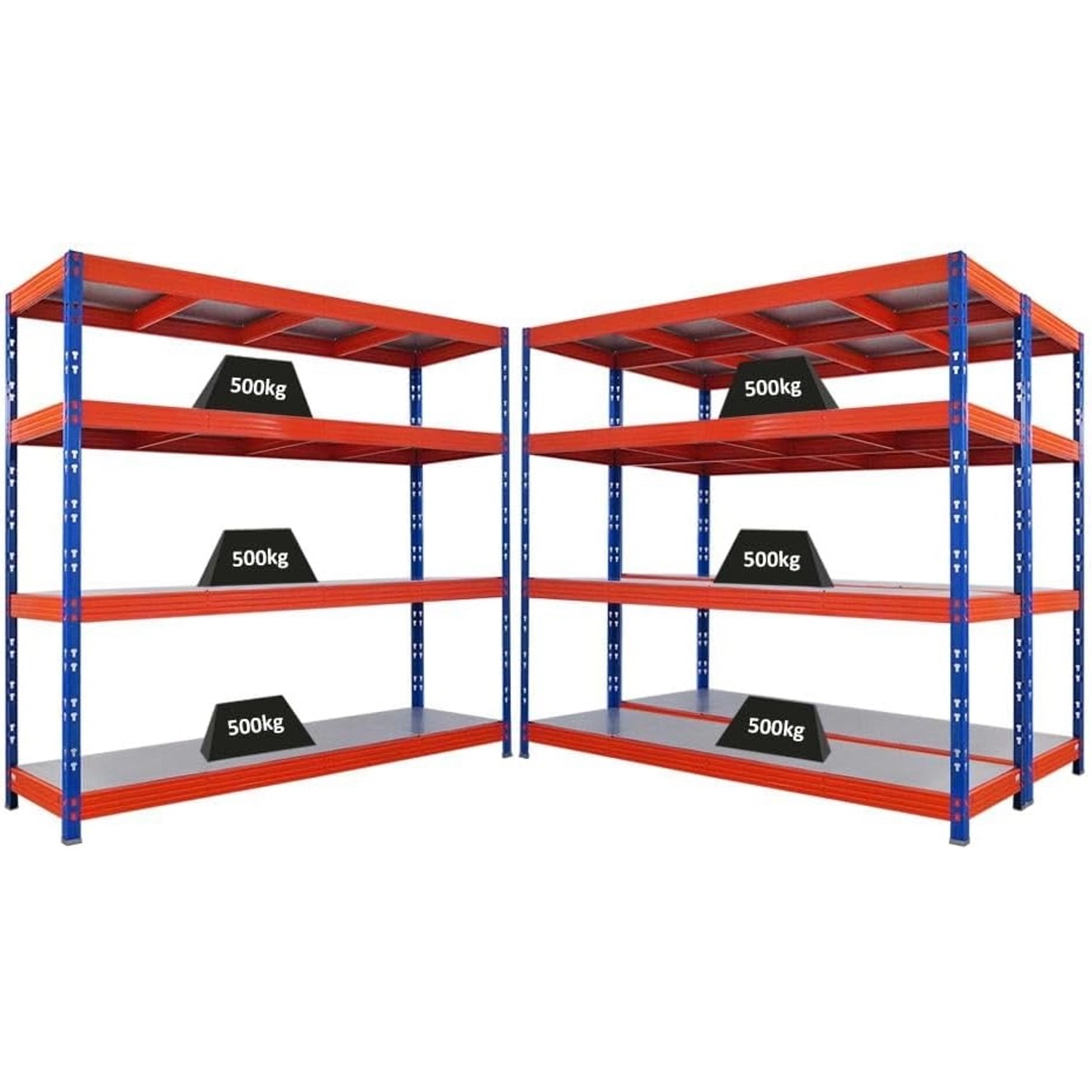 PROREGAL Mega Deal 3x Profi Schwerlastregal Rhino HxBxT 180x200x60cm 4 Stah günstig online kaufen