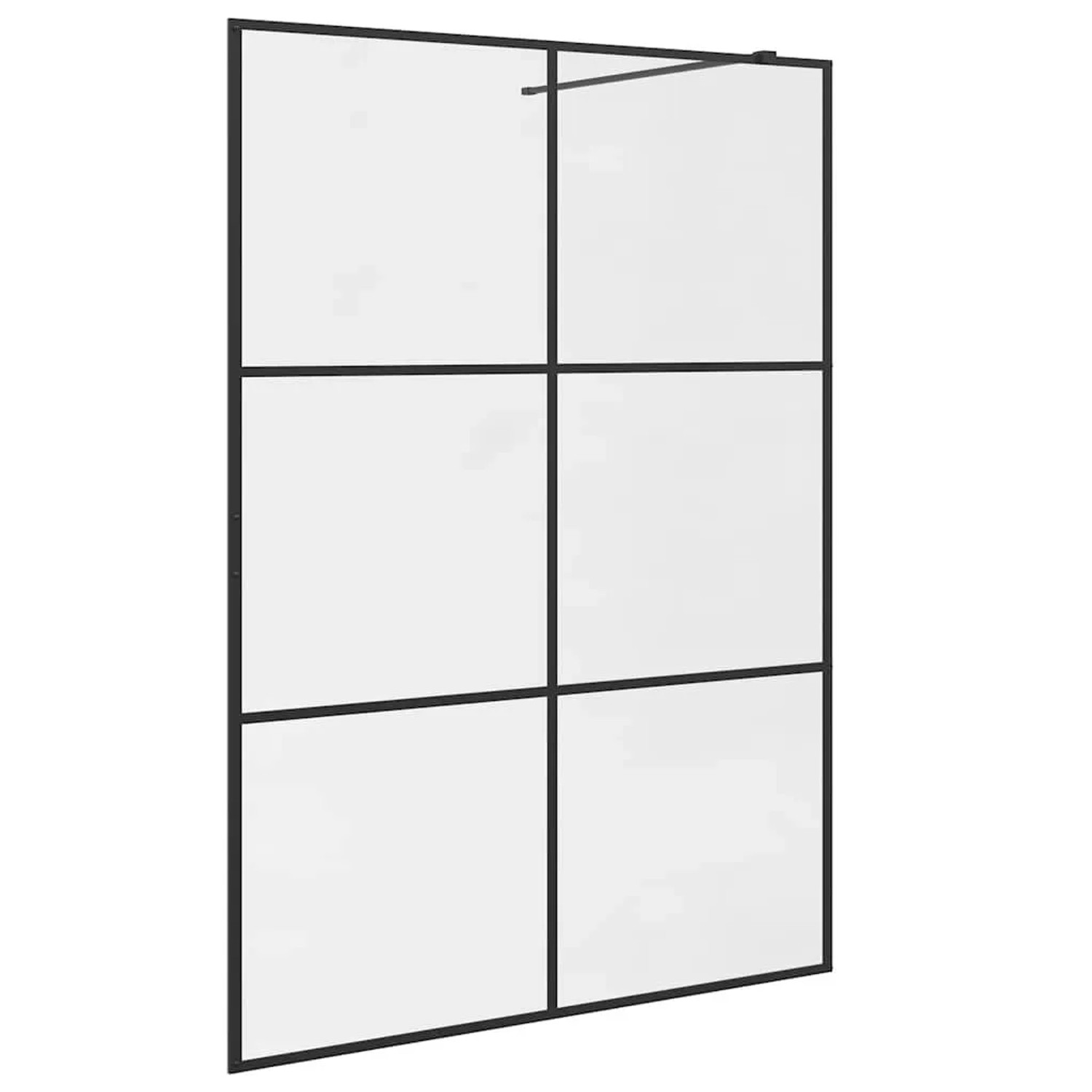 vidaXL Duschwand für Begehbare Dusche mit Klarem ESG-Glas 140x195 cm 151027