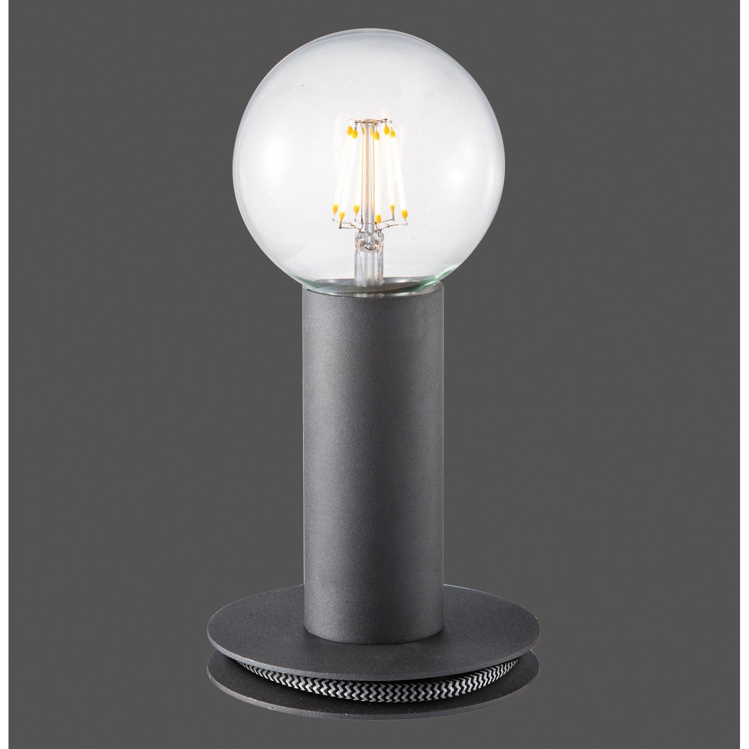 Just Light. Tischleuchte Turn me Schwarz