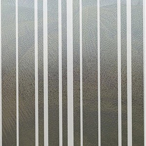 Venilia Fensterfolie Vitrostatic Premium Streifen, statisch haftende Klebefolie für mehr Privatsphäre.