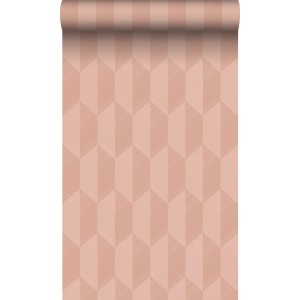 Origin Luxury Wallcoverings Tapete 3D Muster Terrakottarosa 50 X 900 Cm 348033