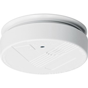 Weißer Indexa Rauchmelder RA 260 mit Prüftaste und LED-Anzeige für Brandschutz.