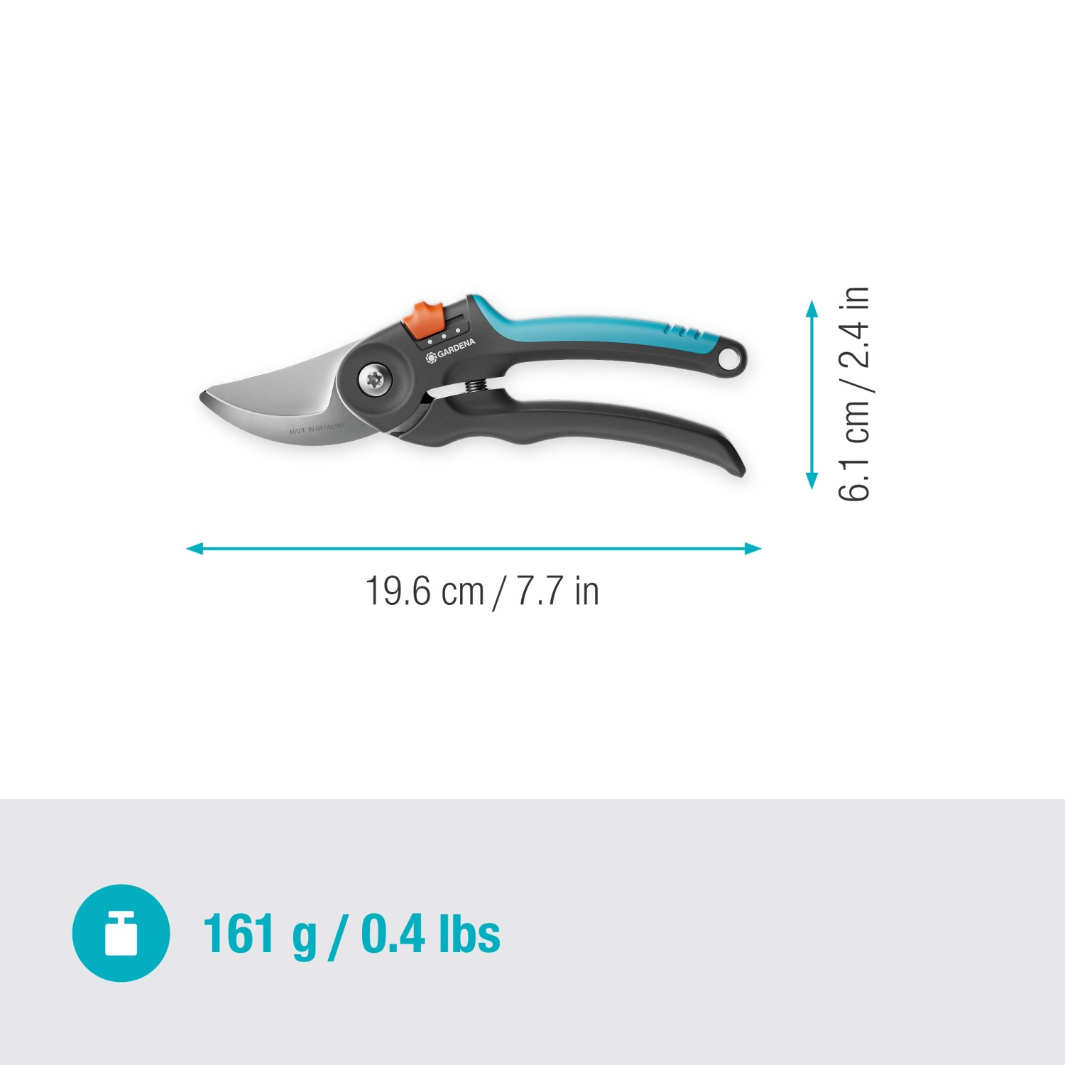 Gardena Gartenschere PremiumCut Flex Bypass Gartenschere für Grünholz