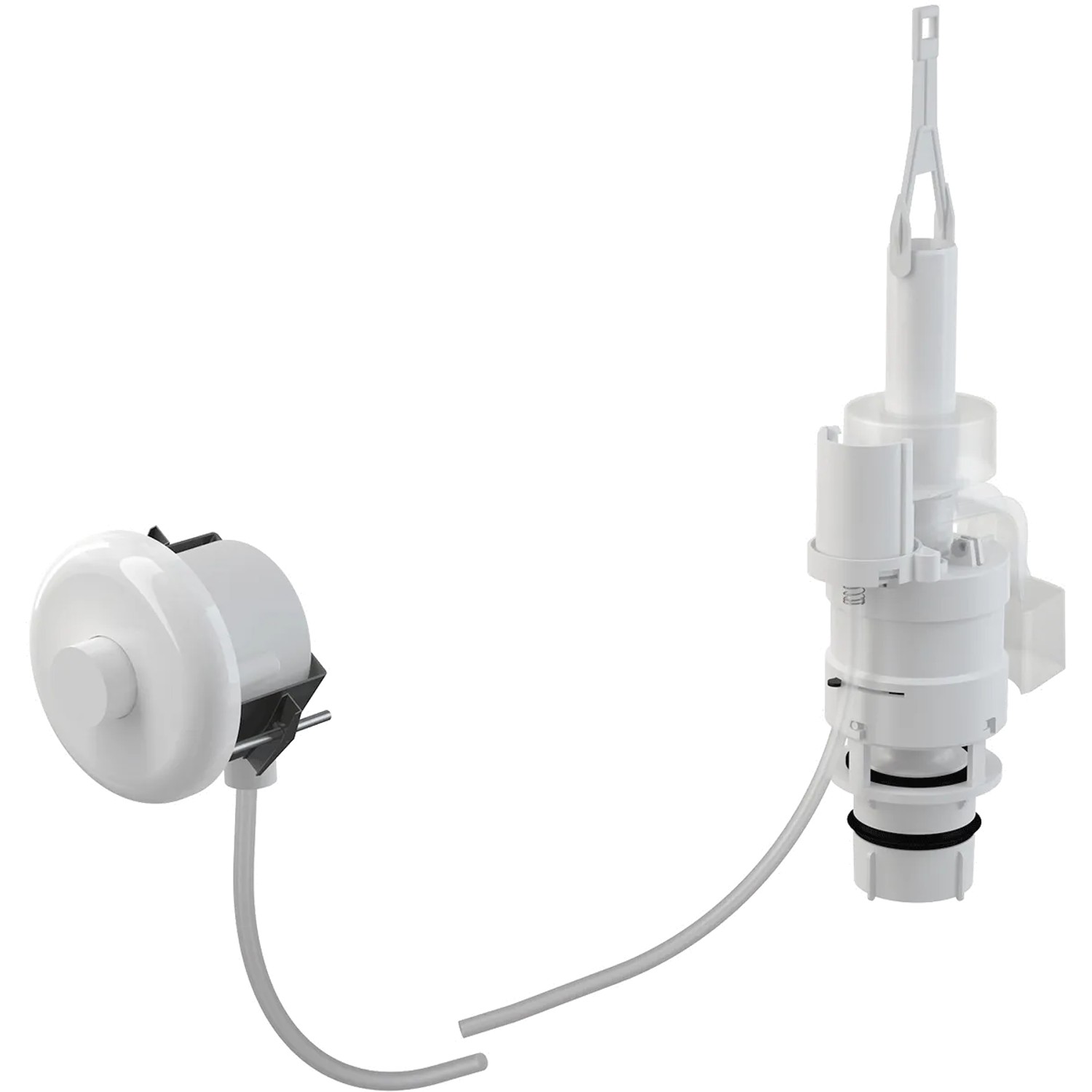 Alcadrain MPO10 manuelle pneumatische Fernauslösung, weiß, für Wandeinbau