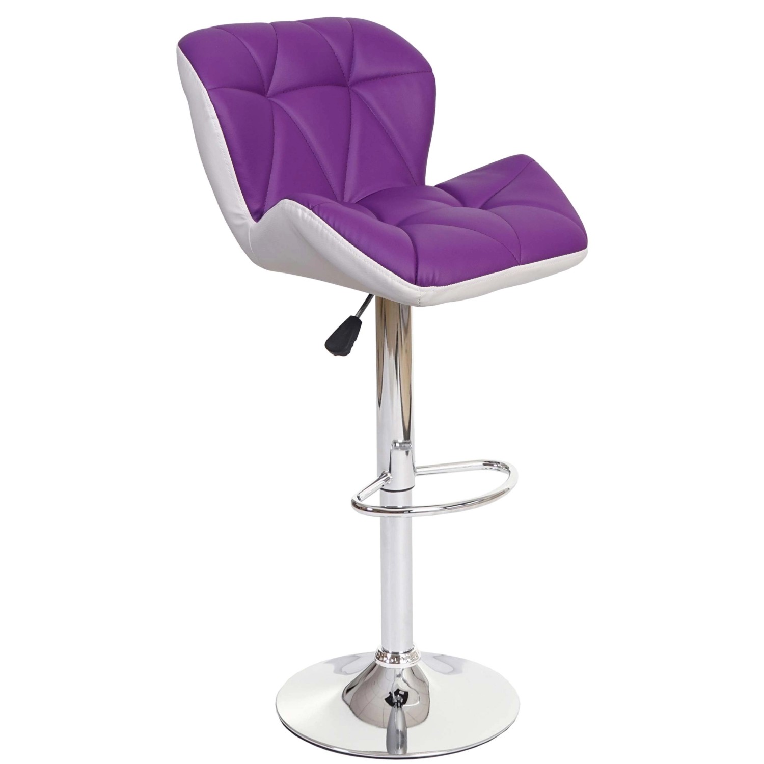 PROREGAL Barhocker Mit Lehne Sitzhöhe 62-83cm Höhenverstellbar Kunstleder L günstig online kaufen