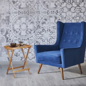 Relaxdays Tabletttisch Bambus Klappbar 66 cm x 50 cm x 38,5 cm 3 kg