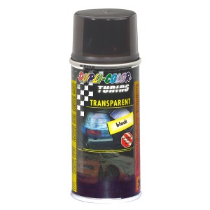 Dupli-Color Lackspray Tuning Transparent Schwarz, 150ml Dose für Lackreparatur.