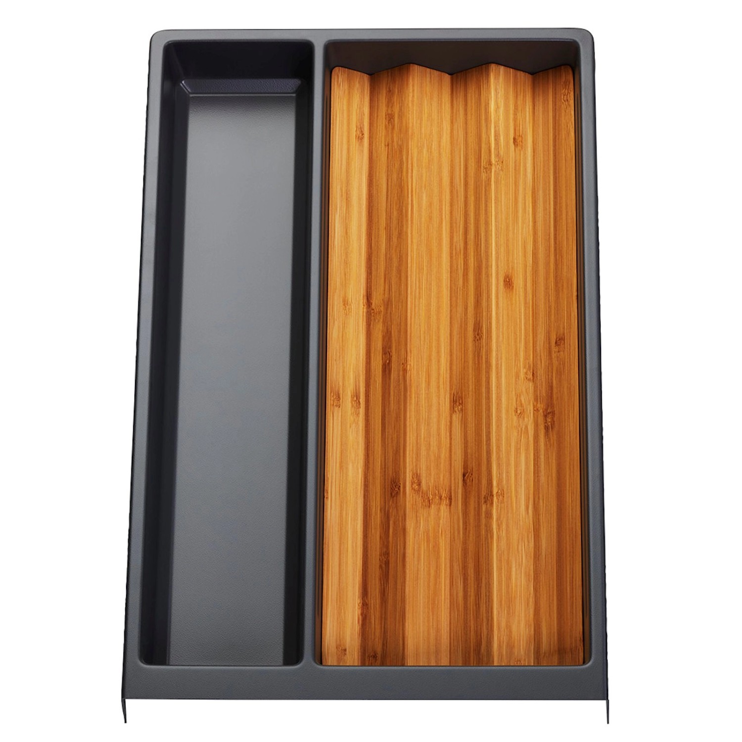 SOTECH Mehrzweckeinsatz SEPARADO Individual Schiefergrau Genarbt 300x474x51mm Schubladeneinsatz inkl. Gewürzeinsatz