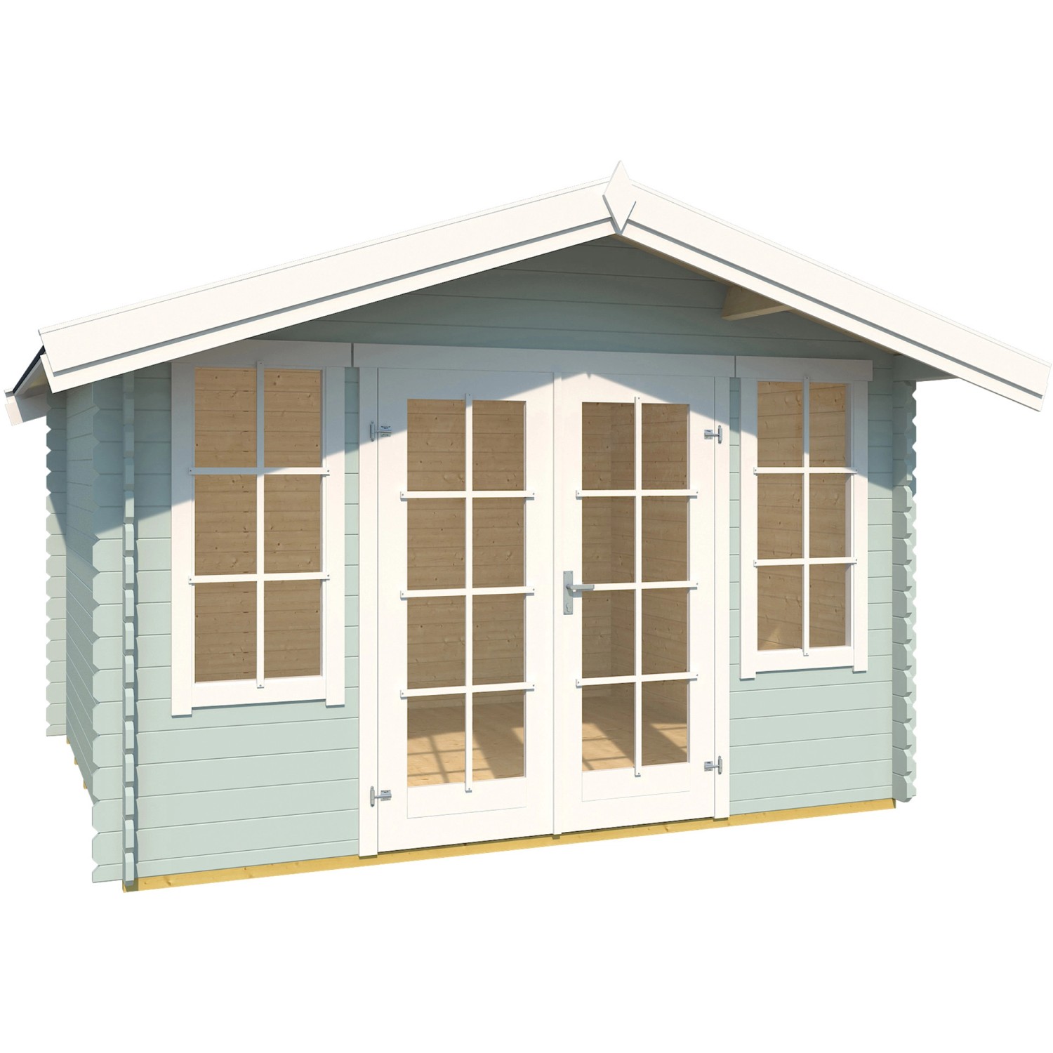 Sonstige Holz-Gartenhaus/Gerätehaus Gartenhaus/Gerätehaus 284 Satteldach Lasiert 358 cm