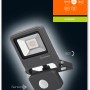 Ledvance LED-Außenstrahler Endura Flood mit Sensor, 10W, dunkelgrau. Ideal für die Außenbeleuchtung.