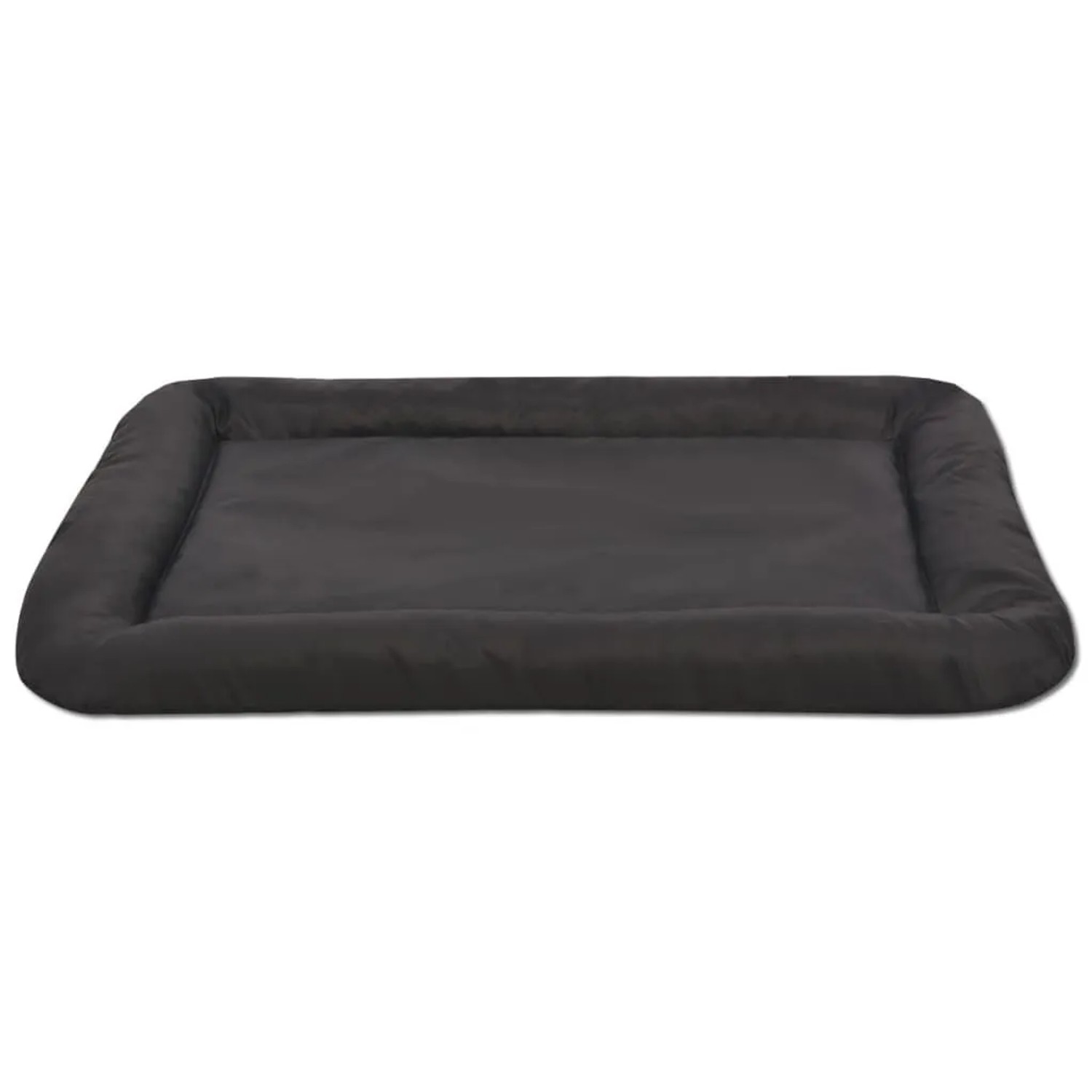 Schwarzes vidaXL Hundebett in XXL. Bequemes, wasserabweisendes Hundekörbchen für große Hunde.