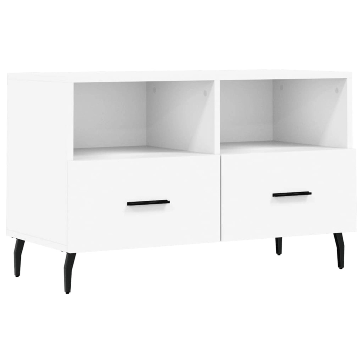 vidaXL TV-Schrank Weiß 80x36x50 cm Holzwerkstoff 828988 günstig online kaufen