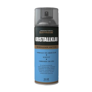 Rust-Oleum Sprühlack Kristallklar Matt, 400ml Dose Sprühfarbe.