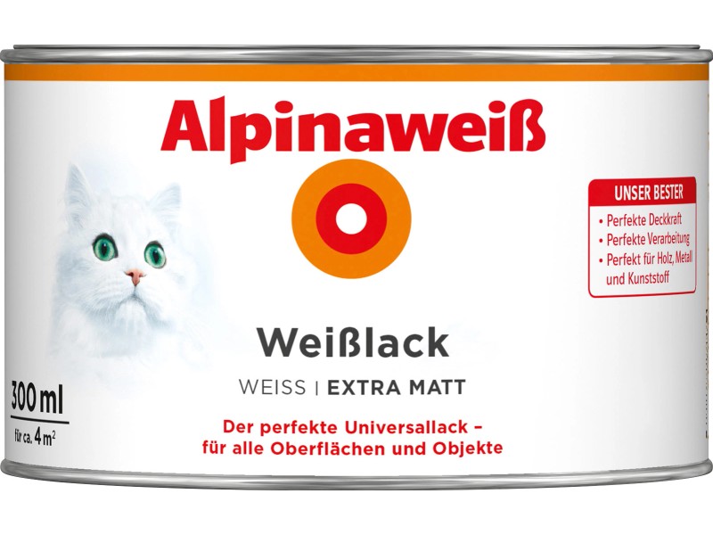 obi Alpinaweiß Weißlack extra matt 300 ml kaufen bei OBI