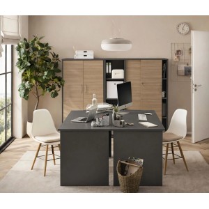 Schildmeyer Schreibtisch Metz 73,6 cm x 144 cm x 65 cm Anthrazit
